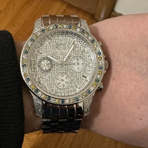 Multi color Diamond watch